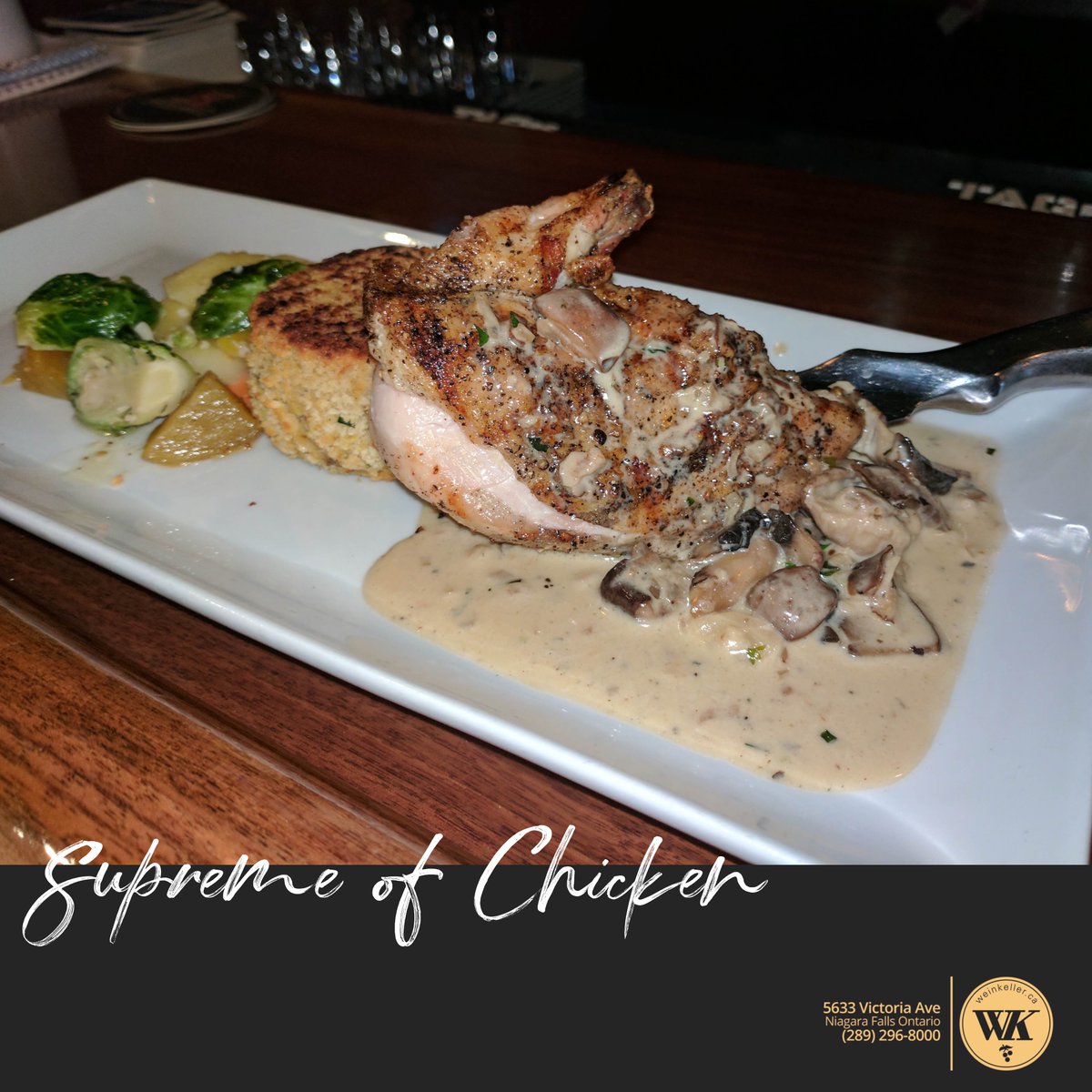 Beyond customizing your pre fixe, our fully customizable dinner experience allows for you to choose how your dish is prepared 🍴

Supreme of Chicken
Your choice:
1️⃣ Grilled with woodland mushroom vermouth sauce
2️⃣ Blackened
3️⃣ Pan roasted with fresh herb butter
4️⃣
…
