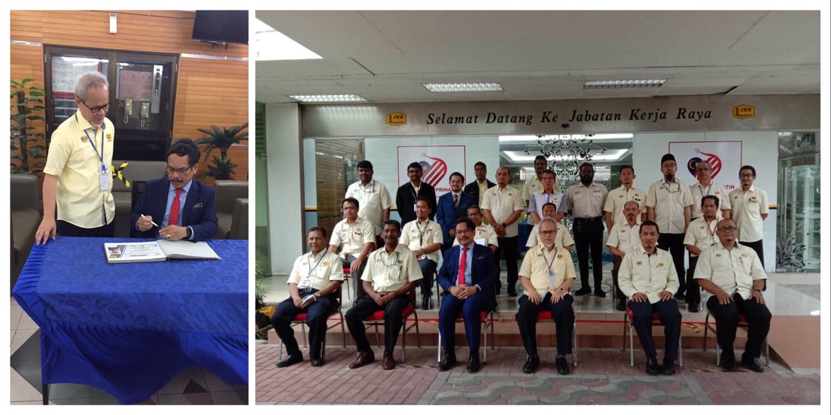 Lawatan kerja Dato’ KPKR ke JKR Perak