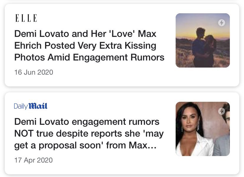 Engagement Rumours were also flying about before they even went public in May which leads me to believe this was Max’s publicist