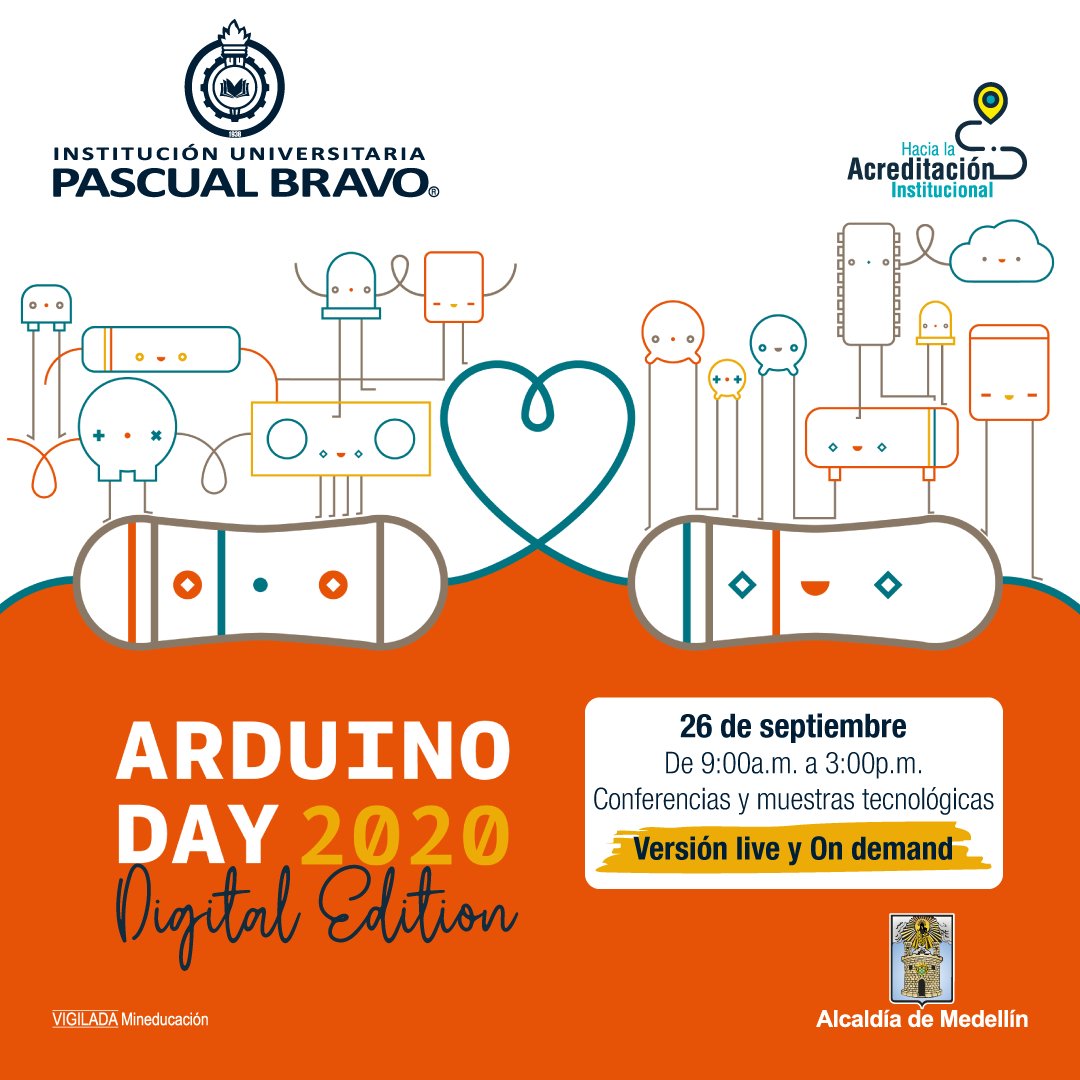 IUPascualBravo's tweet image. Se acerca #ArduinoD20 🤖, ¿ya te inscribiste?

Participa con proyectos innovadores en Arduino Day 2020, un espacio para la innovación tecnológica 🦾.

Más información 👉 pascualbravo.edu.co/arduinoday2020 👈