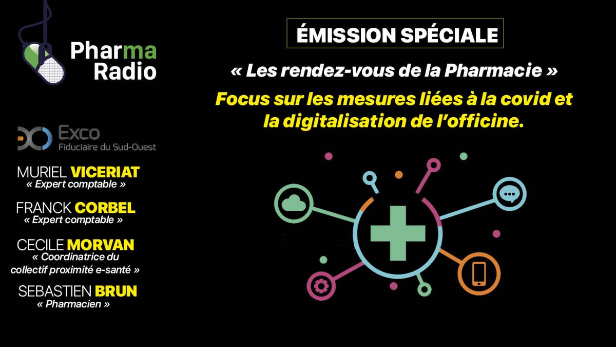 🎙️"Nous sommes là pour accompagner les #pharmaciens dans tous les domaines de compétence"
⏯️Réecoutez la présentation de <a href="/Excosudouest/">Exco Sud Ouest</a>  #podcast disponible ici 👇pharmaradio.fr/podcast/les-rd…
Pour 🎧tous les podcasts,téléchargez notre application et inscrivez vous🆓
