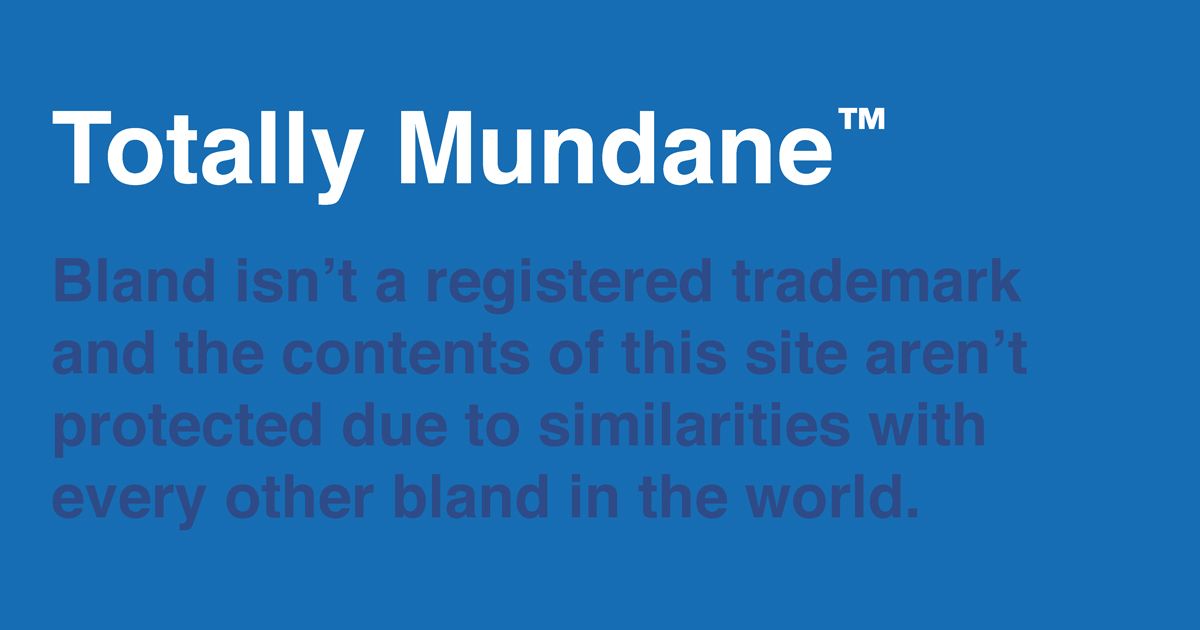 wiredcanvas's tweet image. How bland is your brand? Why stand out when you were born to fit in?
blandbook.com

#branding