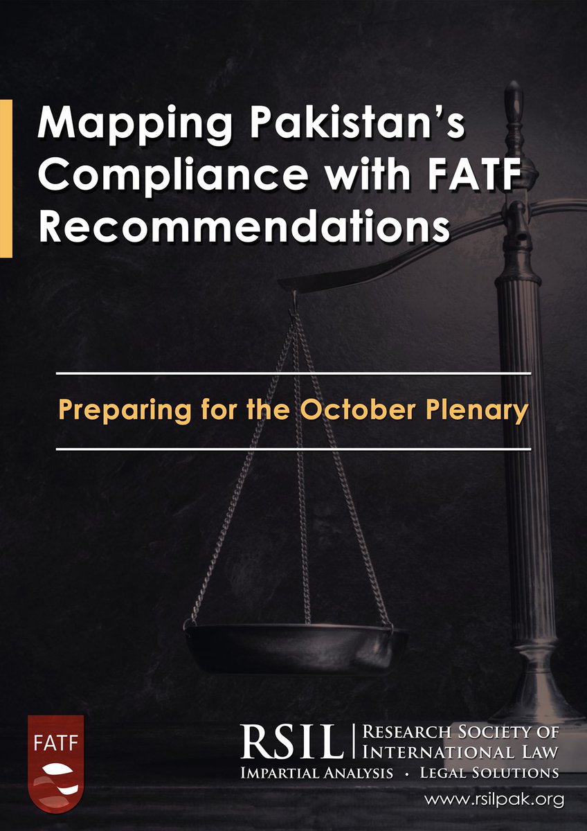 Read RSIL’s analysis of all the new laws passed in 2020 by #Pakistan’s #Parliament as part of efforts to combat #moneylaundering and #TerroristFinancing. #FATF 

rsilpak.org/2020/mapping-p…