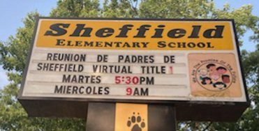 SheffieldEleme2's tweet photo. Buenos días! Good morning! Please join one of our Title I meetings next week! 
Únase a una de nuestras reuniones de Título I la próxima semana!
#sheffieldelementary #sheffieldstrong
@SCSK12Espanol @tiffanydesiree @EmpowerSCS @SCSESL https://t.co/uvvVMbEJtP