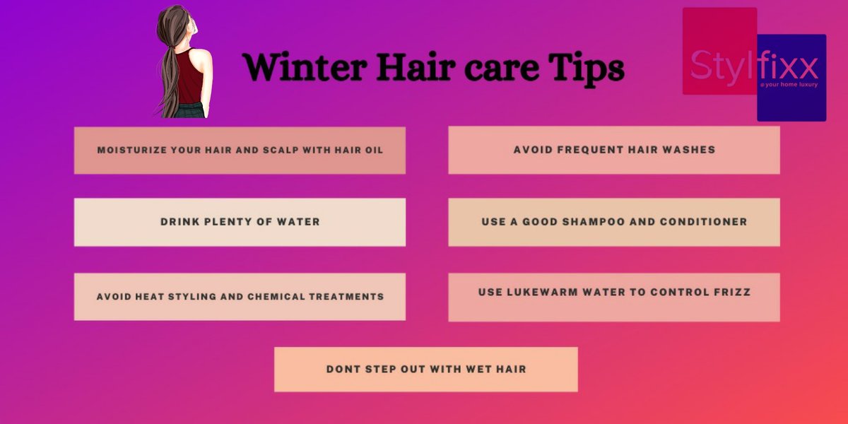 DIY Friday: Winter Hair Care Tips by Stylfixx's Professional Expert!✨

#Stylfixx #innovations #beautyservices #Friday #tgif #Facts #Fact #Factz #DIYFriday #Hair #Hairtips #Winter #Hairfall  #Bangalore #Mumbai #Pune #Delhi #Hyderabad #Chennai #Coimbatore #India