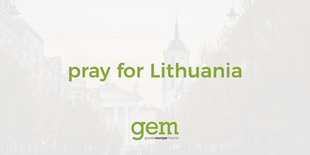 gemissionusa's tweet photo. The majority of Lithuanians identify with Roman Catholicism, but few are actively involved in the church. Evangelical believers make up 1% of the population. Head to our Facebook page for prayer points for Lithuania! #prayforeurope #reachEurope #changetheworld https://t.co/ahB5Erhv8K