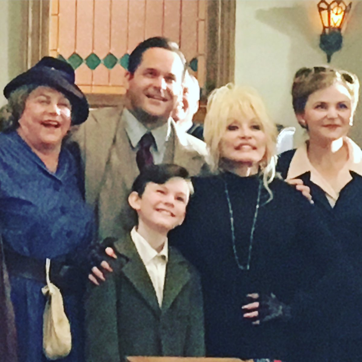 tylerjcrumley's tweet photo. #fbf filming #DollyParton #Heartstrings #TheseOldBones • nominated for Outstanding Television Movie, is being presented Saturday, 9/19 at the 2020 Creative Arts Emmy Awards, 5PM PT/8PM ET on FXX.
 #kathleenturner #ginnifergoodwin #kylebornheimer #netflix https://t.co/BKwBvIv7vF