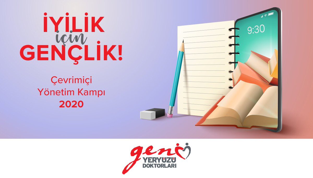 gencyyd's tweet photo. Her sene #İyilikİçinGençlik sloganı ile düzenlediğimiz Genç Yeryüzü Doktorları Yönetim Kampı’nı bu sene pandemi nedeniyle çevrimiçi platformda gerçekleştiriyoruz. 💪 https://t.co/j9zVmTv1NQ