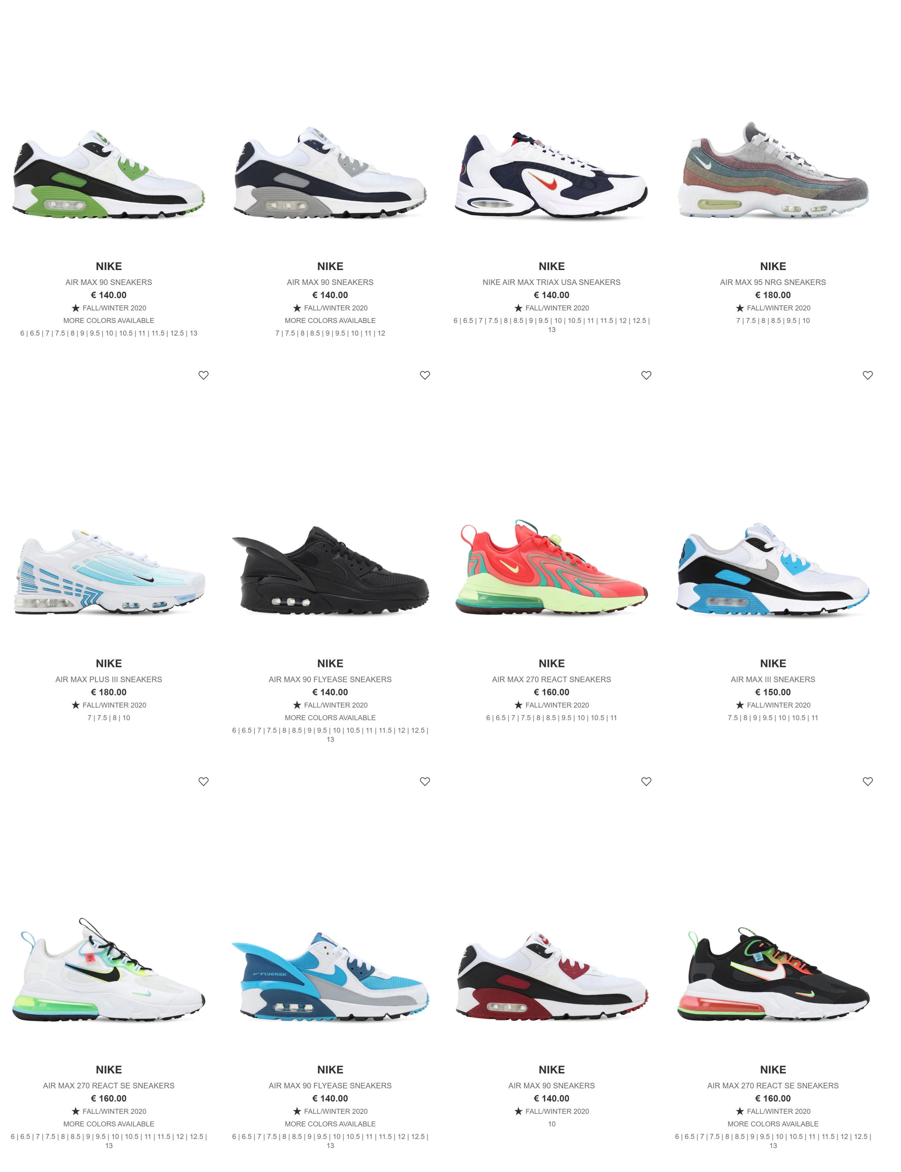 Verrijken rijk geboren MoreSneakers.com on Twitter: "AD: Many Nike Air Max styles with 20% OFF on  LVR Use code LVR20 =&gt; https://t.co/qsyJ6dSPh9 https://t.co/Yd3jufFPAy" /  Twitter