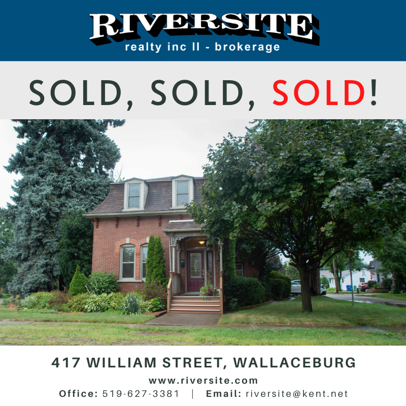 RiversiteRealty's tweet photo. SOLD! SOLD! SOLD!
🏠 417 William Street, Wallaceburg
#Wallaceburg #CKOnt #RealEstate #GetSoldWithUs #Sold https://t.co/GdFhOM7yqF