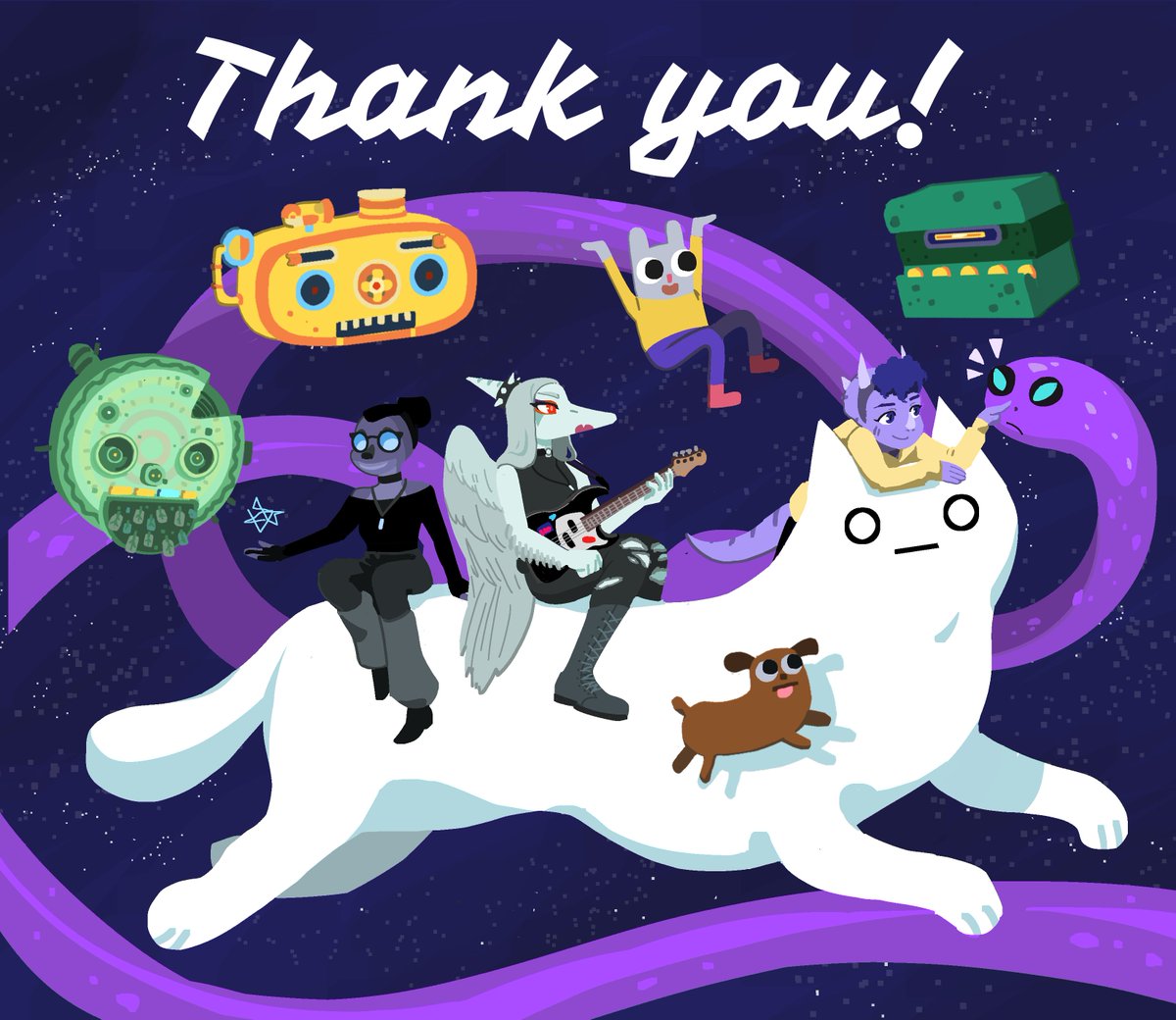 KOOPMode's tweet photo. It's KO_OP's ten year anniversary today!!!! 👏🏼💖 Really, really special milestone for us as a worker-owned studio 🥺 We'll have some cute content to celebrate this week but because today is a stat holiday, we'll be celebrating by not working 😎 https://t.co/Gn5hBfdwhH