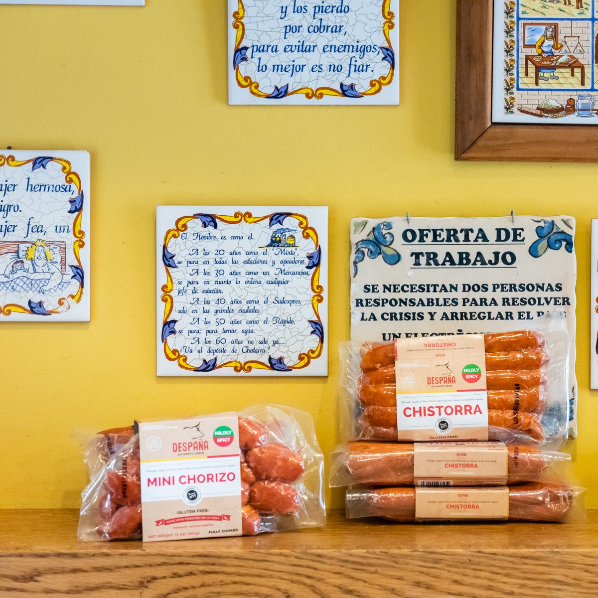 The most important things in life are family, friends, and delicious chorizo.