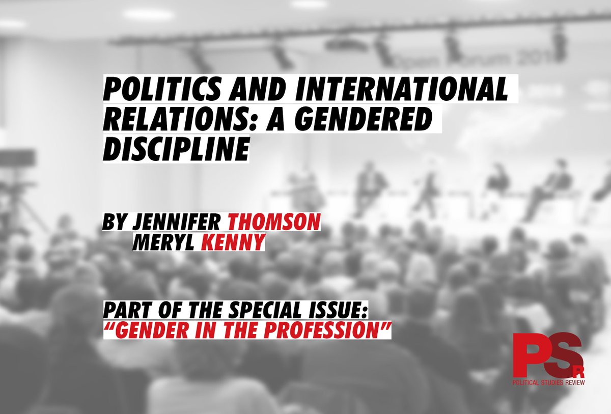 New release: there is a continued underrepresentation of women in the discipline, including a paucity of #women (and particularly women of colour) in senior positions.

👉🏿More: tiny.cc/uxpwsz

<a href="/PolStudiesAssoc/">Political Studies Association</a> <a href="/jencthomson/">Jennifer Thomson</a> @merylkenny <a href="/GS_Bath/">Gender & Sexuality @ Bath</a> @UoE_genderED #gender