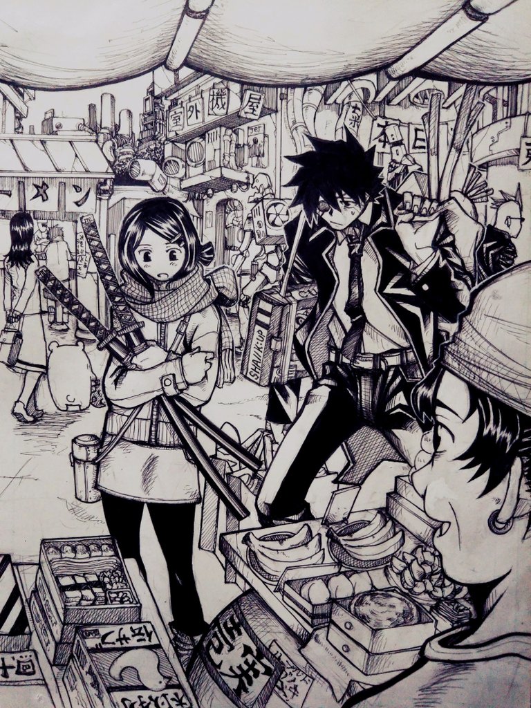 寝る前にイラスト上げちゃう✨✨? 