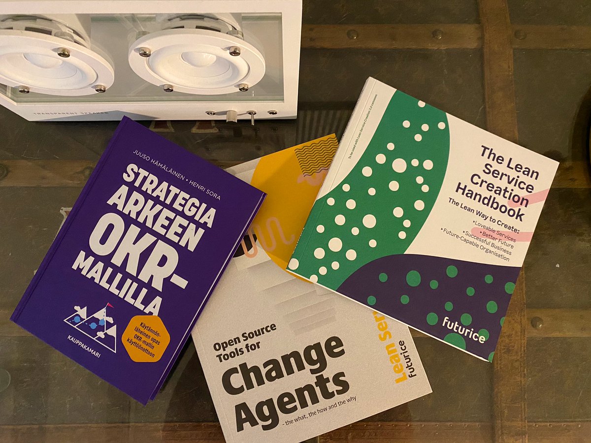 kettukari's tweet photo. Reading list for the weekend 👌🏻
#OKR #ChangeAgents #LSC #LeanServiceCreation @futurice @meltlake https://t.co/IvwpHV7UAo