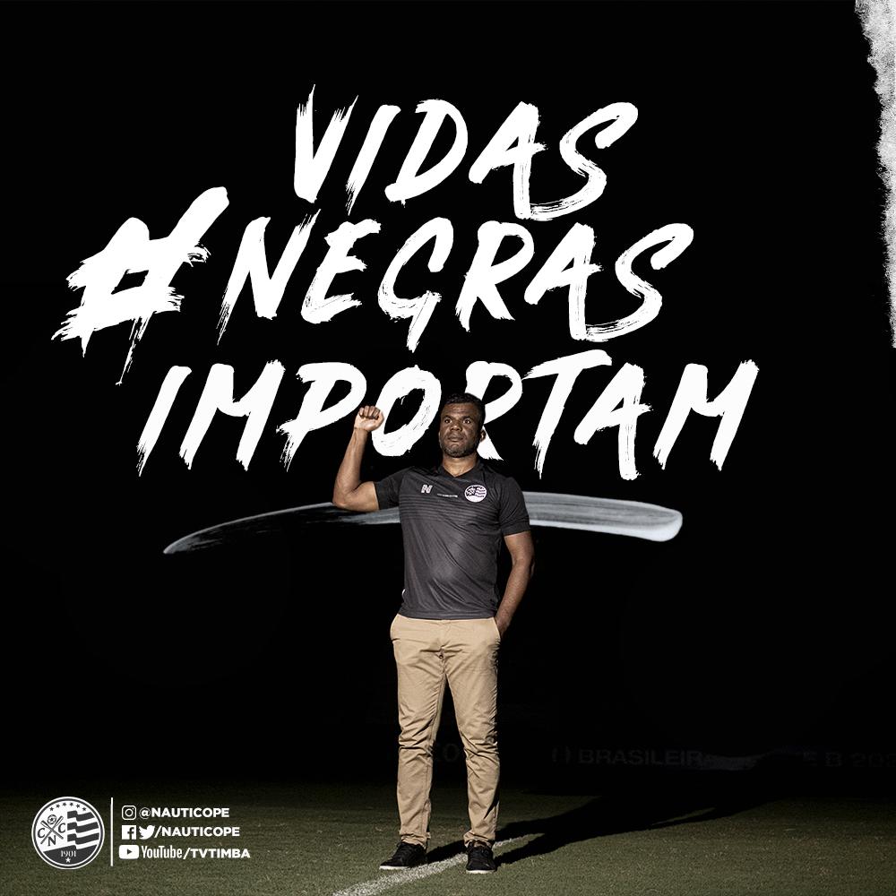 nauticope's tweet photo. O Náutico também é preto! 

#VidasNegrasImportam ✊🏿 https://t.co/43T5KQS4cg