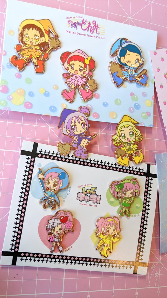 I have sooo many magical girl enamel pins now ? 