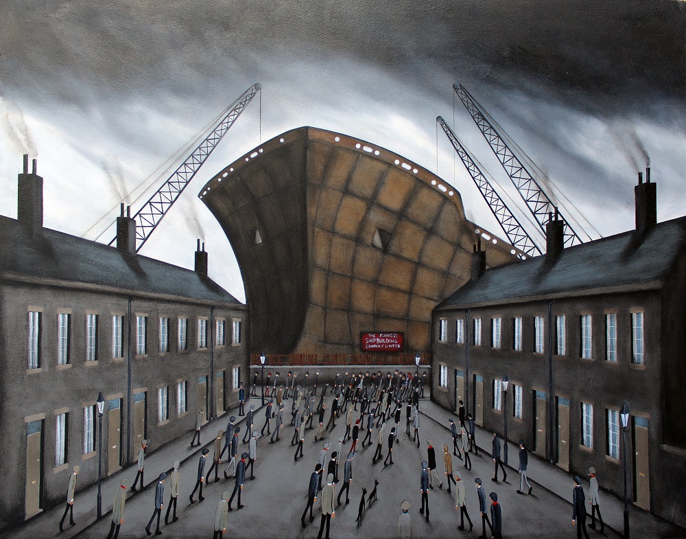 "The Furness Shipbuilding Company Limited was one of England’s newest and most modern shipyards...Its planners had not given a thought to the fact that the shipyard would be the daily working place for hundreds of human beings."
- Patrick Durkin, The Most Famous Man on Marsh Road