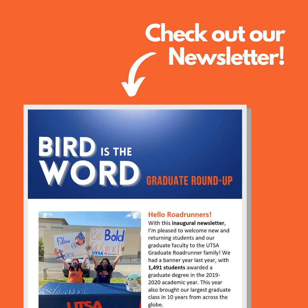UTSA Graduate School tweet media