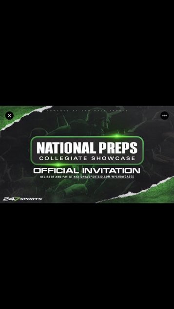 thank you <a href="/ttherzog/">Coach Trent Herzog</a> &amp; <a href="/NPShowcases/">National Preps Showcases</a> for the invite‼️