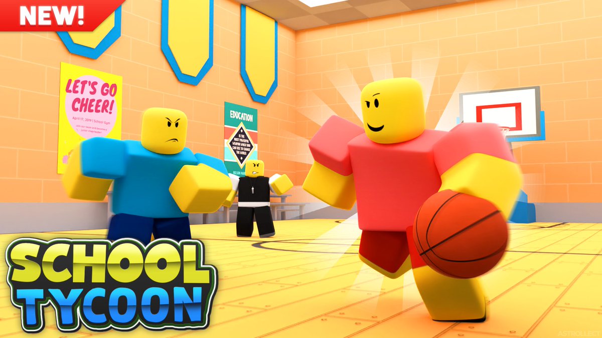 Shark Fin Studios On Twitter Blows Whistle The School Tycoon Gym Update Is Out Now Purchase Ball Players To Play With Each Other In The Gym Purchase Sports Coaches To Produce Even - gym game roblox