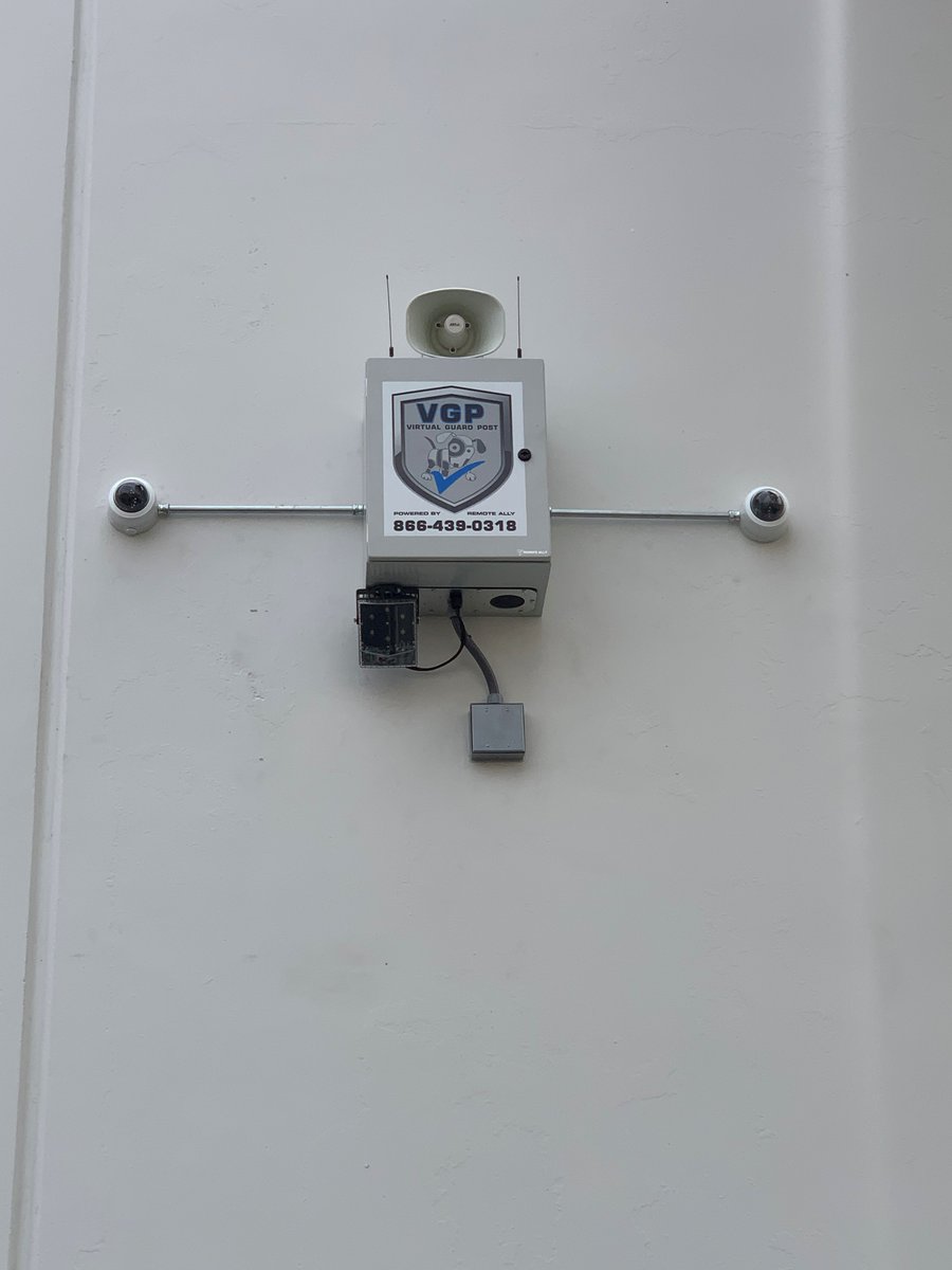 RemoteAlly's tweet image. Virtual Guard Post is at it again! This station just replaced a guard service that only passed 4 times a night and cost 1/3 of the price while monitoring the entire building 24/7. Lets talk about how to prevent crime before it happens #VirtualGuardPost #RemoteAlly #protected