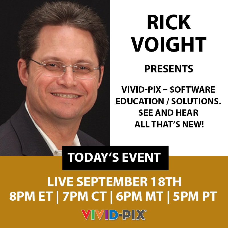 There is still time to register for tonight's FREE webinar!

Vivid-Pix CEO, Rick Voight, will join us to go over all that's new with Vivid-Pix!

Save your seat by registering at: bit.ly/VoightRT918

#genealogy #freewebinar #vividpixfix