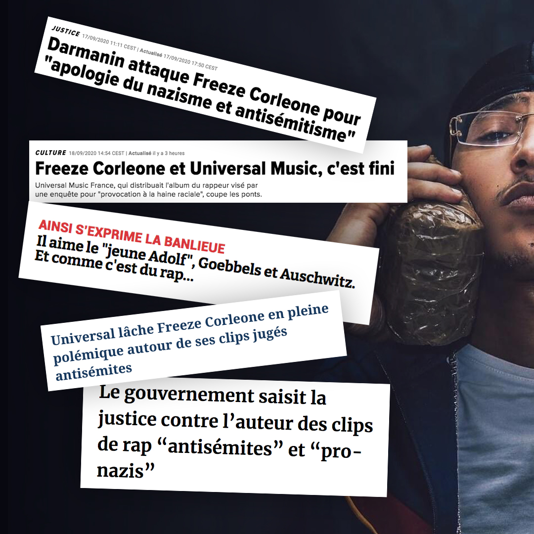 Universal Music France coupe les ponts avec Freeze Corleone