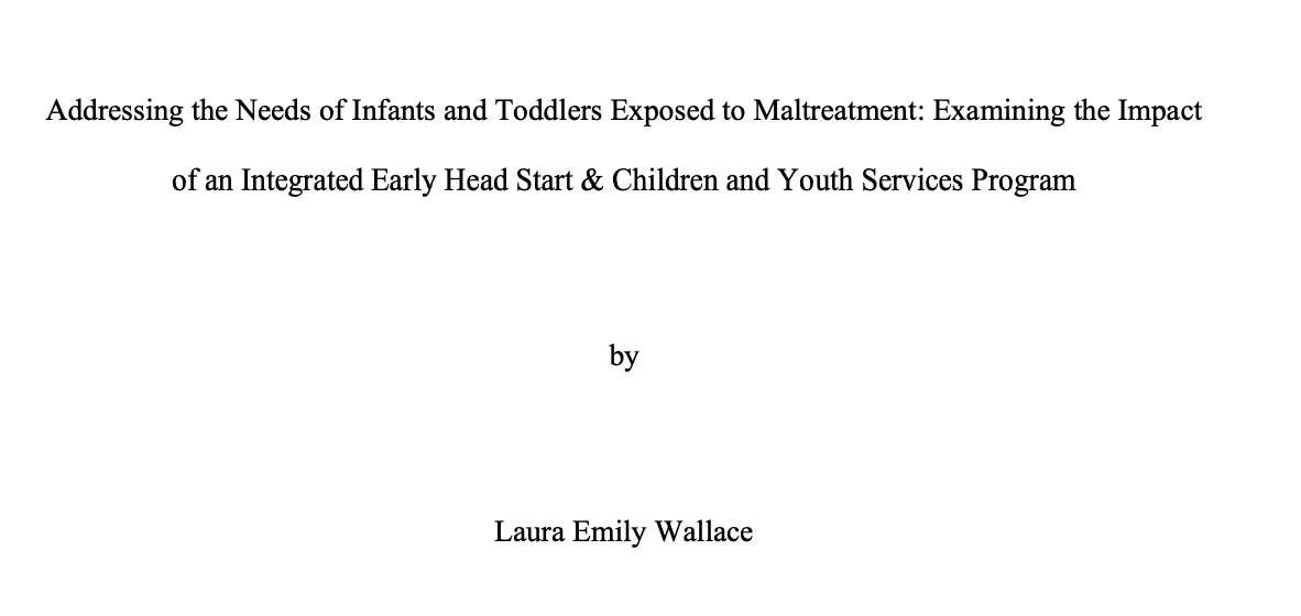 HV_HARC's tweet photo. Congrats to #HARCmember Laura Wallace on earning her PhD (@lehighedu) this spring!!!
Her dissertation touches upon how #homevisiting services address the needs of babies exposed to maltreatment.
(And provides a few mentions of #precisionHV!)
https://t.co/IMMrVI1iSm https://t.co/ufzCVbw7fY