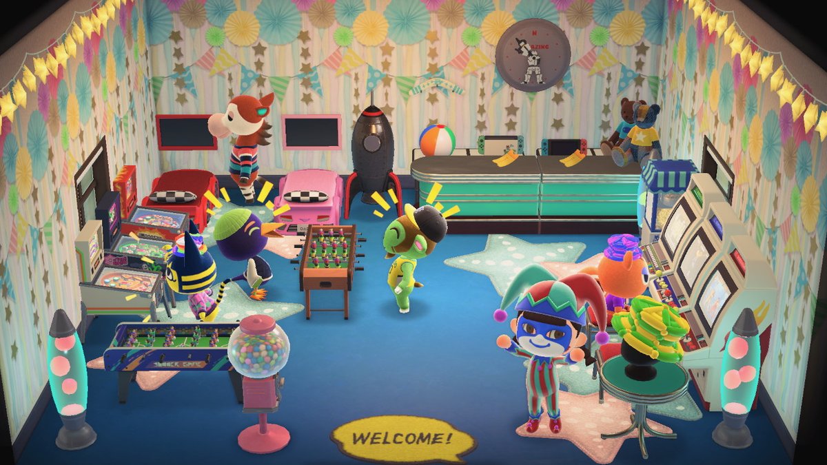 scrvydarg's tweet photo. kidcore arcade challenge. #DesignCore #AnimalCrossing #ACNH #NintendoSwitch https://t.co/sXApto3MxQ