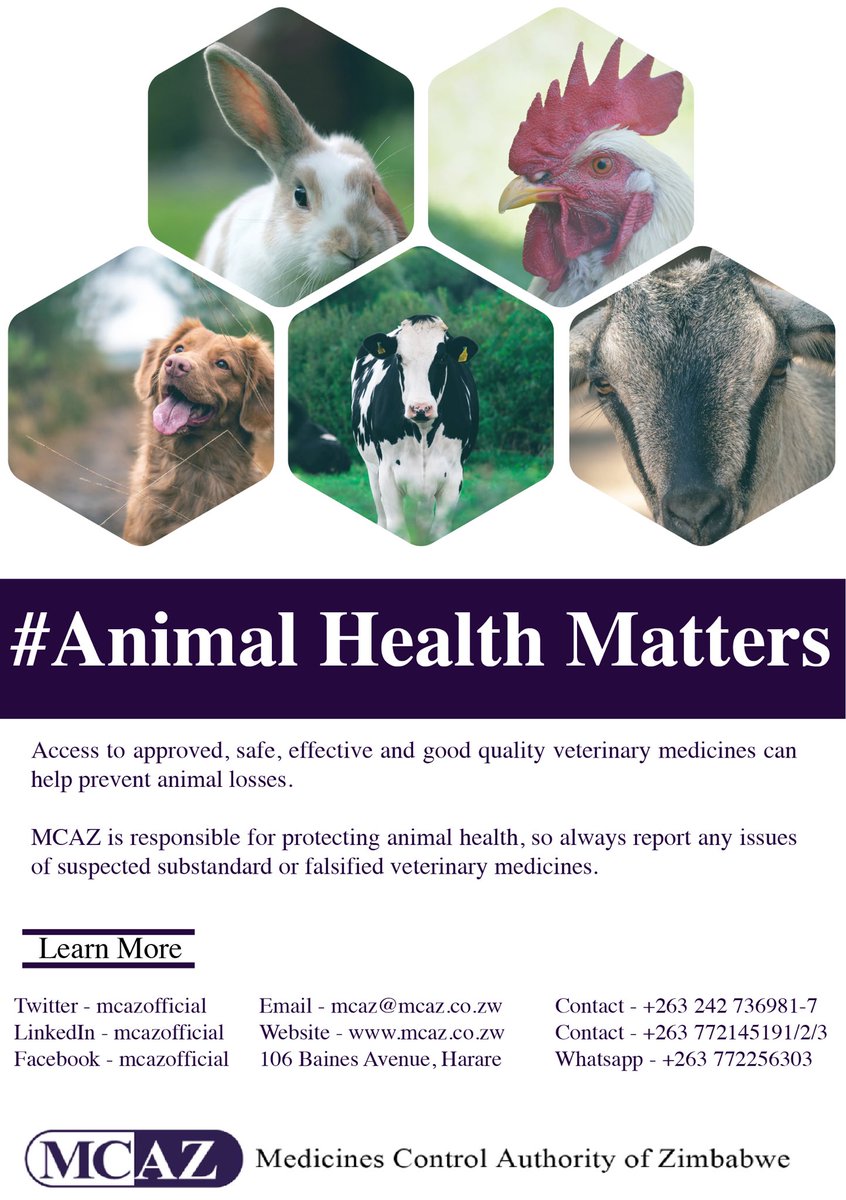 Medicines Safety: Fact Check

#AnimalHealthMatters 
#medicinessafety 
#falsifiedmedicines 
#substandardmedicines