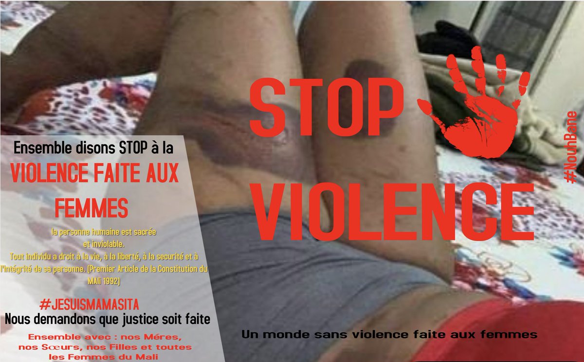 #stopviolenceagainstwomen  #DroitsDesFemmes  #droitsdelhomme  #violences <a href="/amicamara95/">🍫 l’enfant du Sahel</a> <a href="/FatOumA_TA/">🎀</a>  <a href="/doulbi113/">DOU&DA🇲🇱📷🖤</a> <a href="/policieres/">Observatoire National Des Violences Policieres</a>  <a href="/amnestymali/">Amnesty International Mali</a>  @FidhAfrica  <a href="/franceinter/">France Inter</a> <a href="/Villagejustice/">Village justice</a>