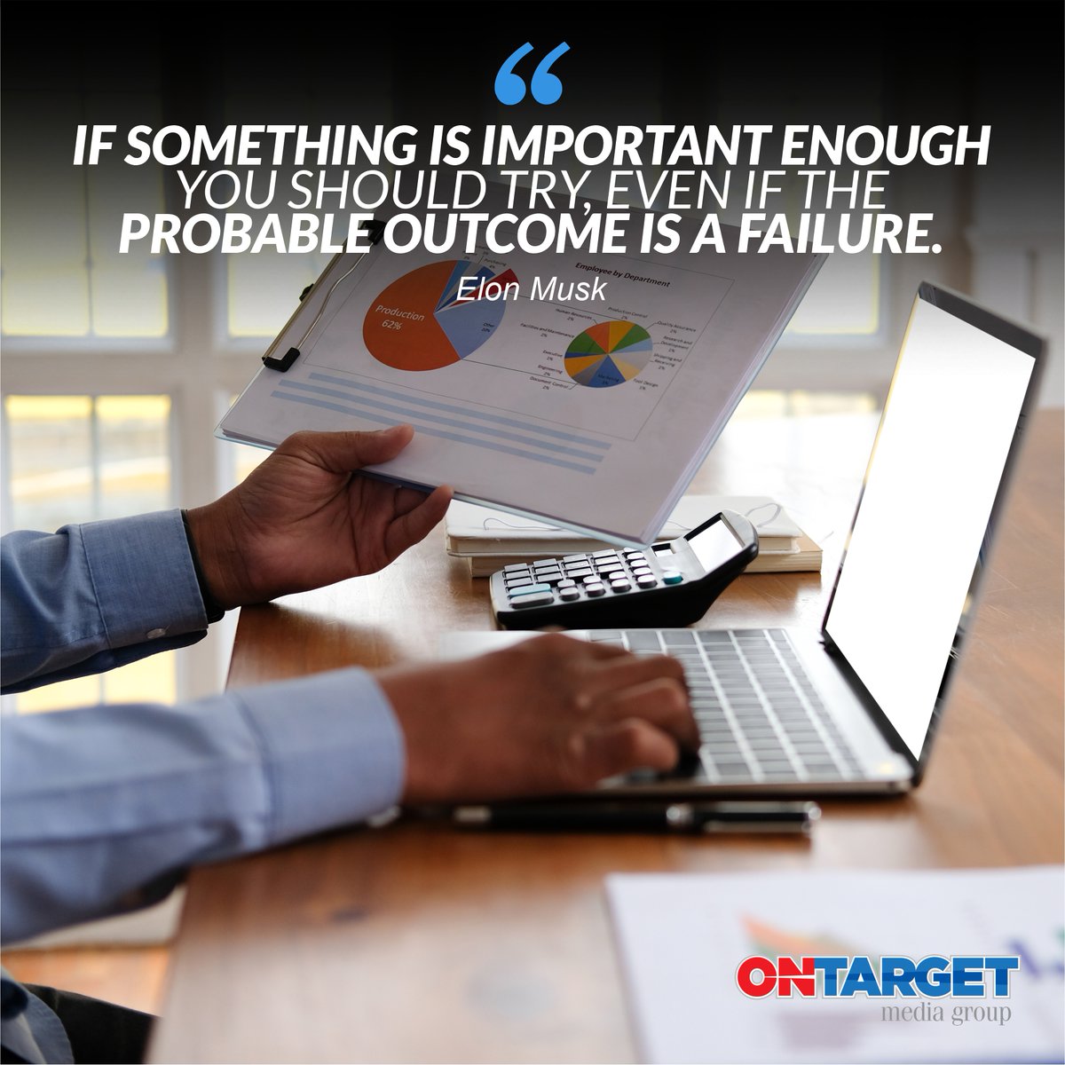 OnTarget_MG's tweet photo. You can say it louder but not more clear. If you are completely convinced of what you are doing, you will continue to put the trust necessary to maintain your goals and objectives.
.
#ontargetmg #digitalmarketing #seo #ppc #sem #ppcmanagment #socialmedia #socialmediamarketing https://t.co/XkurpYRoSB