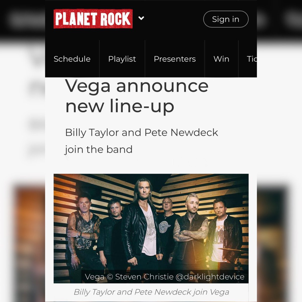 VEGA (@vegaofficial) on Twitter photo Big thanks to our friends at <a href="/PlanetRockRadio/">Planet Rock</a> for sharing the news! All welcome <a href="/fireatbill/">ʙɪʟʟʏ ʙᴏʙ ᴛᴀʏʟᴏʀ</a> & Pete Newdeck! 🤘🏻 #vega #planetrock #grityourteeth Big thanks to our friends at <a href="/PlanetRockRadio/">Planet Rock</a> for sharing the news! All welcome <a href="/fireatbill/">ʙɪʟʟʏ ʙᴏʙ ᴛᴀʏʟᴏʀ</a> & Pete Newdeck! 🤘🏻 #vega #planetrock #grityourteeth