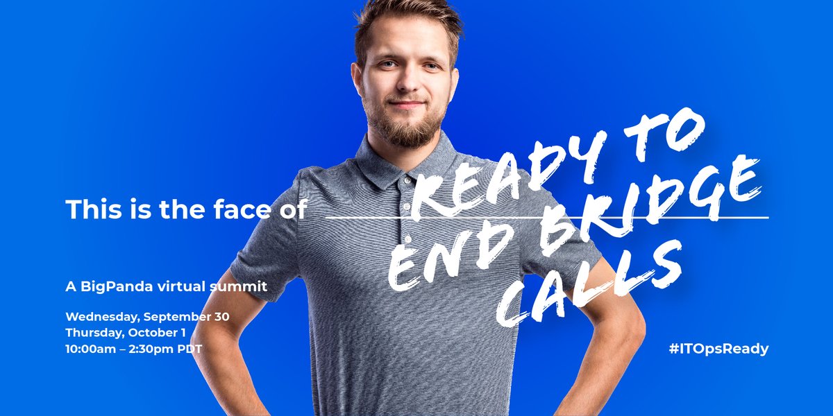 bigpanda's tweet photo. Thank you @AWS @Ahead @BR3guys and @CDILLC for supporting the IT Ops community by being a part of the #ITOpsReady virtual summit on September 30-October 1. Register now.
https://t.co/UuO37cK1C8 https://t.co/bwi736jkYK