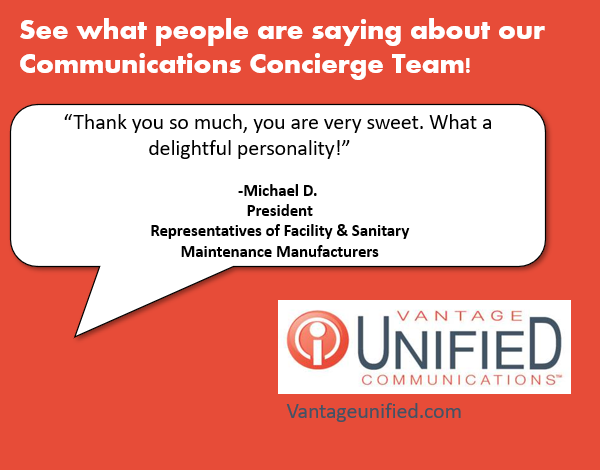 VantageUnified's tweet photo. Call us to find out why our customers say things like this! Get in touch with us today by visiting https://t.co/GlKGJxhcJU or calling us at 866-353-8357!
#ucaas #ccaas #cpaas #unifiedcommunications #voip #hostedpbx #expectmore #expectbetter #communicatemore https://t.co/cDeGB4iP1b