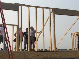FortHaysTechNC's tweet photo. The Hays carpentry house is moving right along! Lots of changes this week. Drive by our main Hays campus to check out the progress! #ncktech #hayscarpentryhouse https://t.co/H9ULFfkXcT