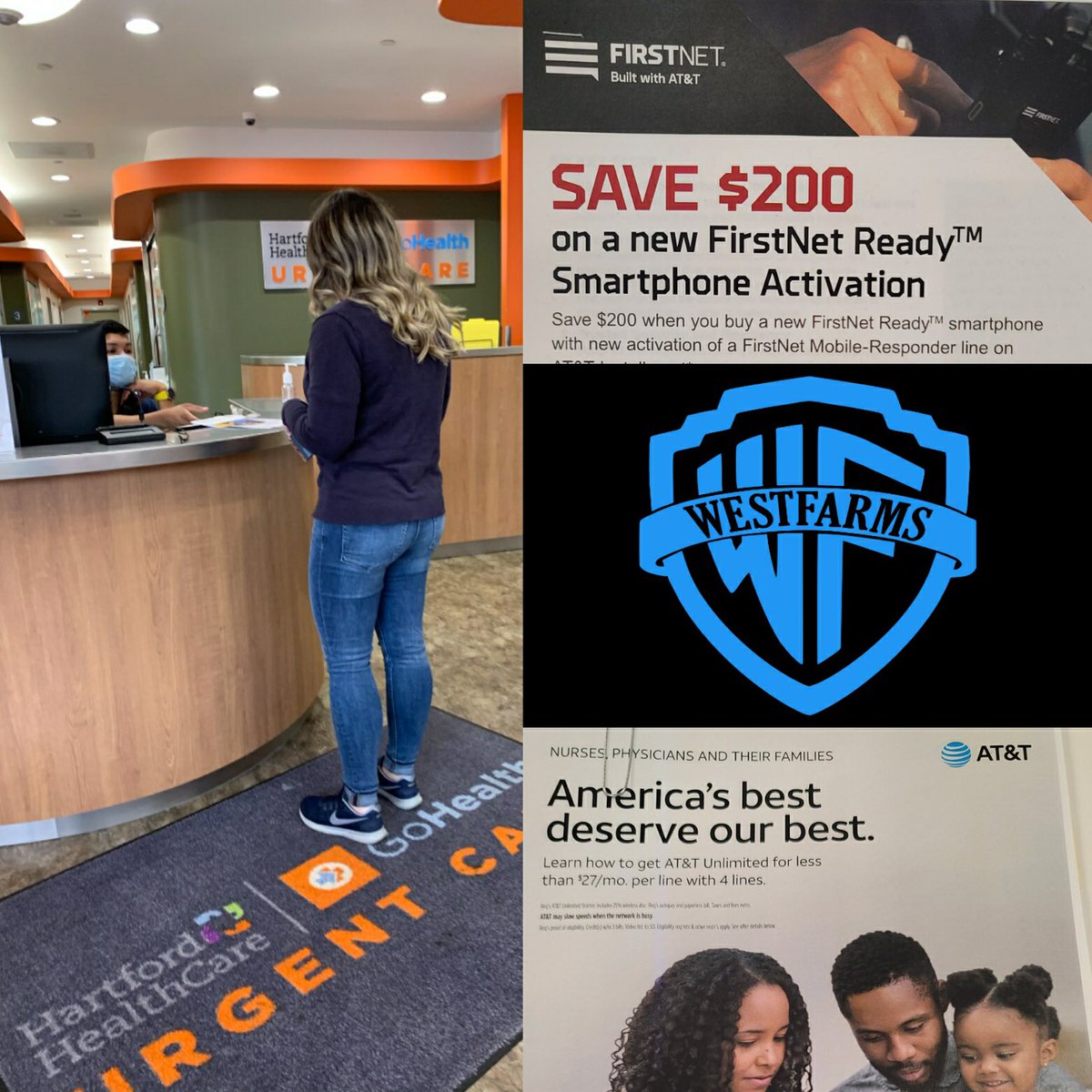 GenovaMarisa's tweet image. Westfarms mall flier drop off to a few Urgent Cares today. #firstnet #ourne #firstnetgoteam  #pottersigsquad @DanteDSep @MightBeMikeB @BurrCurtis @JPotter24