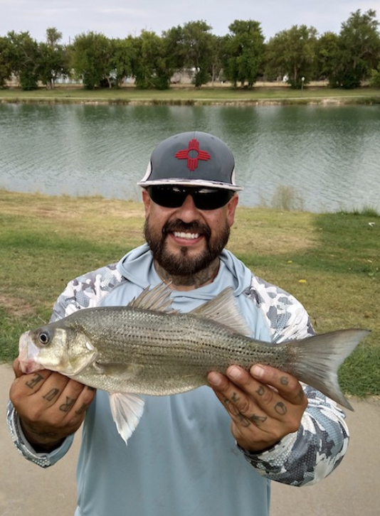 NMDGF's tweet photo. A huge shout out to Rick Torres. Rick is the first angler to complete the NM Bass Challenge. From the look on his face, he had a great time doing it. #nmgameandfish #nmbasschallenge #fishnm #nmbassfishing #yournext https://t.co/kH6RAr4xCf