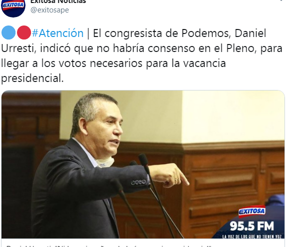EdgarTrejoCuent's tweet photo. @DanielUrresti1 POR QUÉ USTED ES UN IMÁN PROTECTOR DE CORRUPTOS?? Hoy veremos quienes son los @congresoperu  Patriotas o Traidores del Pueblo y la Patria... https://t.co/J8aMkKMbko