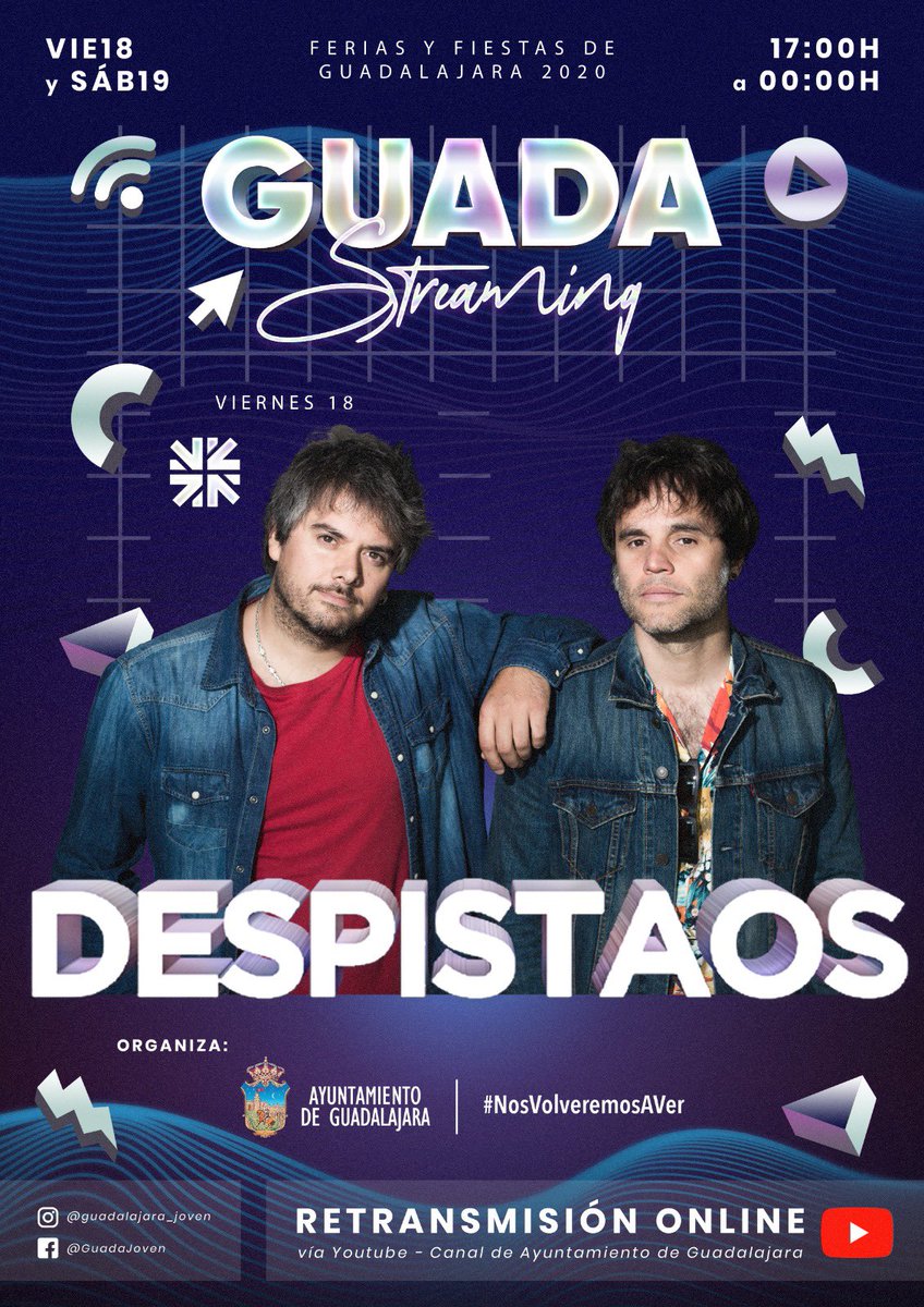 No queríamos perdernos las ferias de Guadalajara. 19:45h 👉youtu.be/cyRinoJaeUM
Gracias <a href="/GuadalajaraAyto/">Ayuntamiento de Guadalajara</a> por contar con nosotros 💜
Hoy nos acordaremos mucho de todas las veces que las peñas han contado con nosotros. Y en especial de <a href="/pCaracol/">Peña Caracol</a>