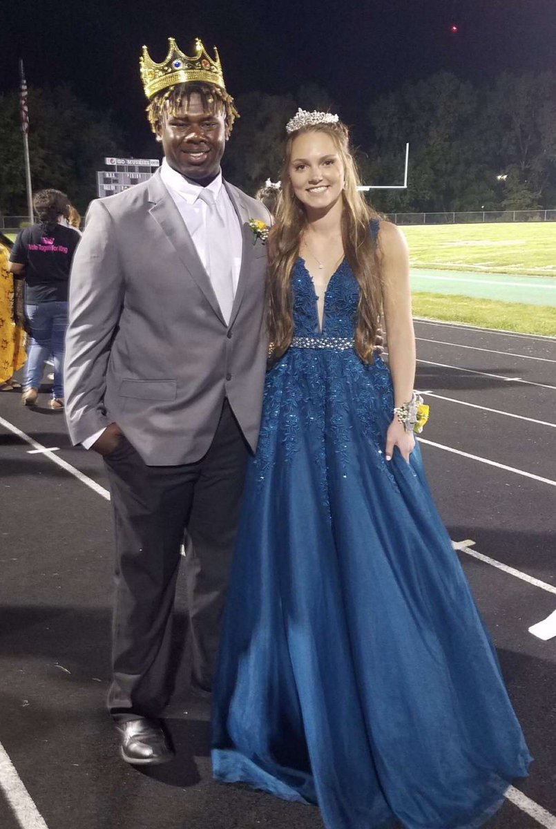 Congrats to Togeh Deseh &amp; Kaylynn Salyars for winning the MHS 2020 homecoming king and queen!!💜💛