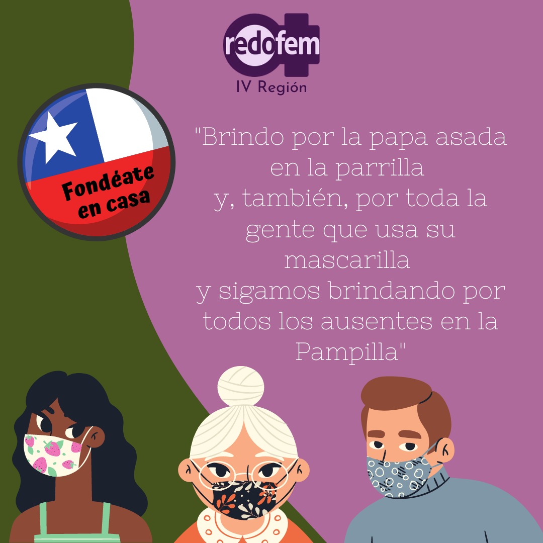 RedofemIVregion's tweet photo. El virus aun está presente, por lo mismo te pedimos q te cuides y cuides al resto quedándote en tu casa. Sabemos q es una fecha especial, pero vendrán más 18 en el futuro... los q no volverán serán nuestros familiares.
Desde @RedofemIVregion, te deseamos unas felices fiestas 🇨🇱 https://t.co/54J6eKAoLw