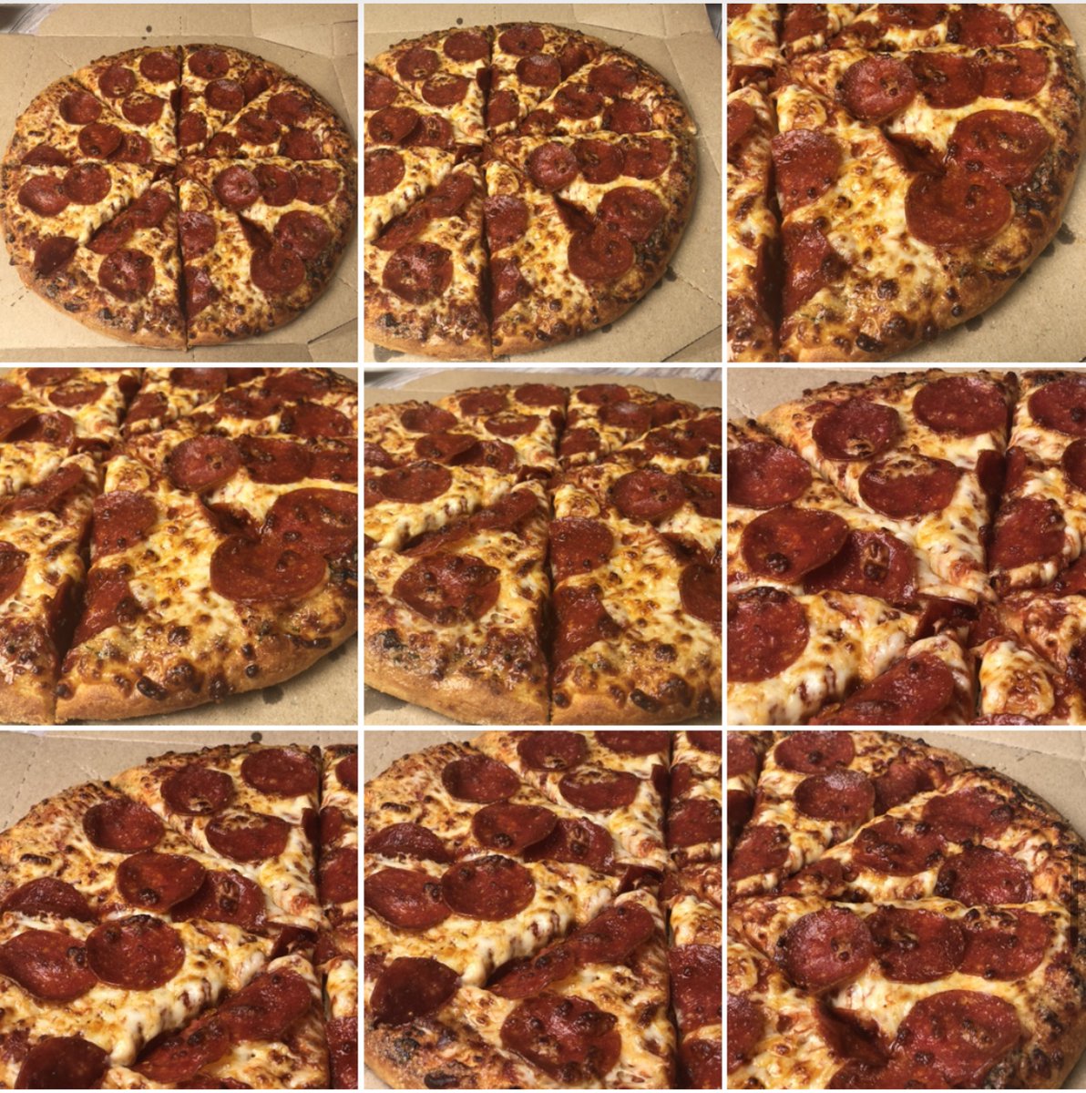 dominos's tweet image. RT if you can relate to taking dozens of selfies and being so beautiful you can’t choose which one to post.

#NationalPepperoniPizzaDay