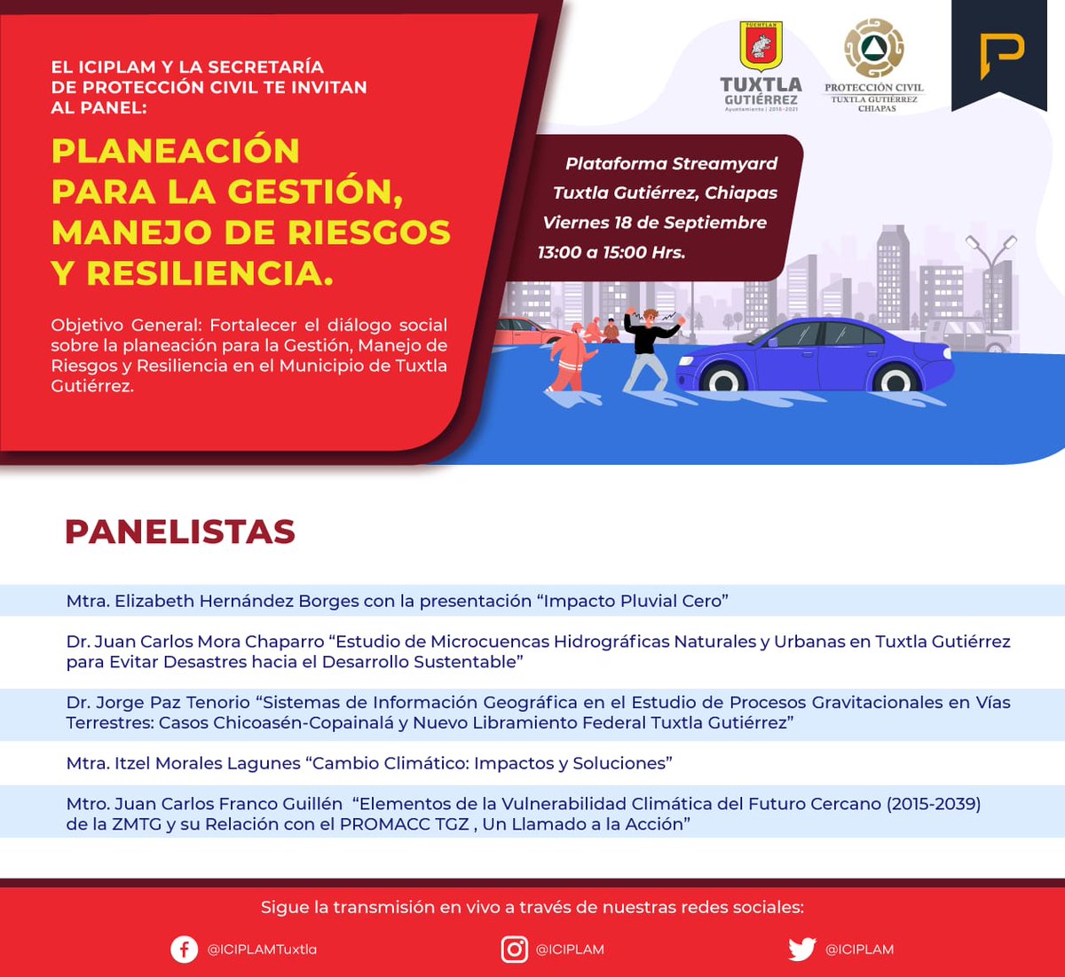 ICIPLAM's tweet photo. ¡Buenos días #Tuxtla!

En un momento más estaremos transmitiendo en vivo a través de nuestra página de facebook https://t.co/JZ6EvNs8sH @TuxtlaCapital @TuxtlaPCivil @Amimpoficial 

#TuxtlaCiudadDigna #ICIPLAneando https://t.co/HovGcoP8AR