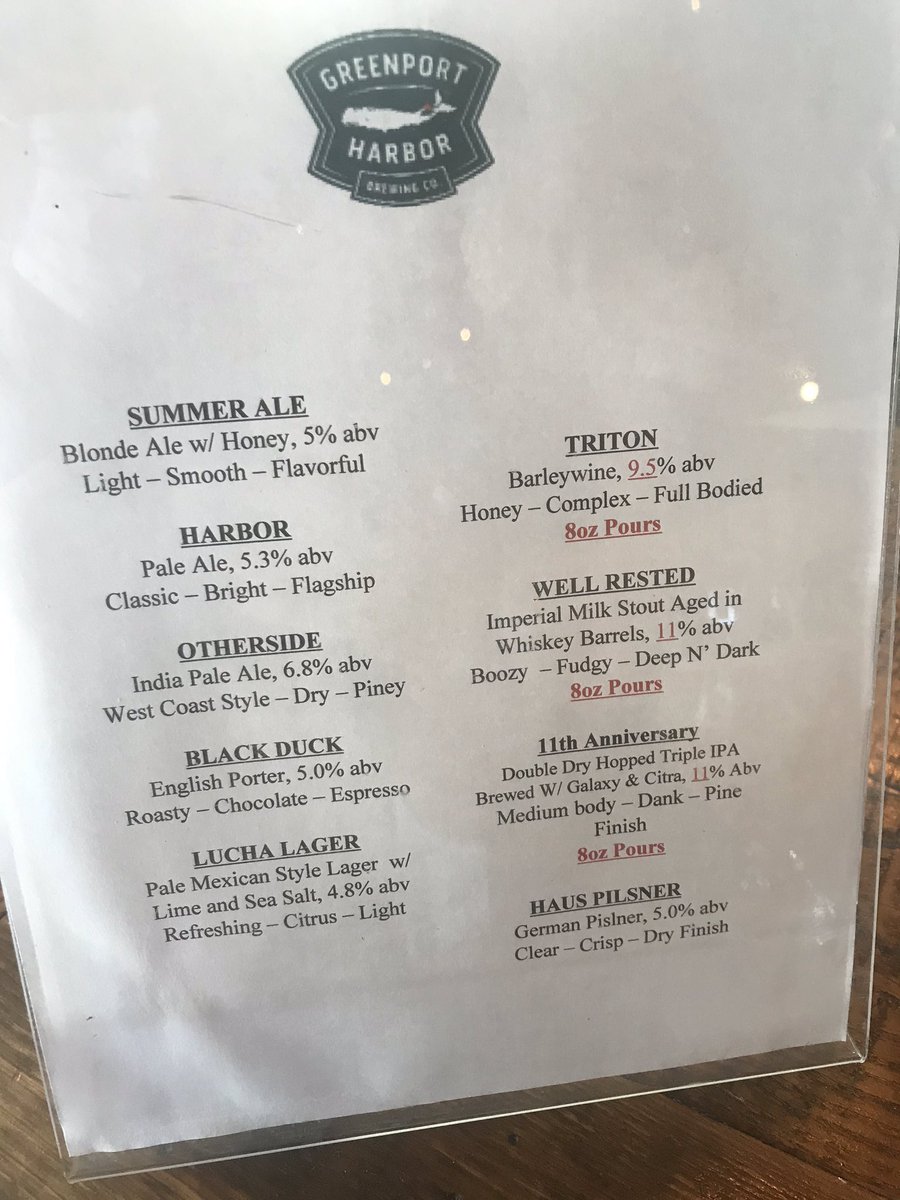 LIBreweries's tweet image. Went to @greenportbrew and enjoyed their 11th Anniversary DIPA. It was a juicy delight coming in at 11% ABV. If it’s still available give it a try.

#craftbeer #greenport #peconic #greenportbrewery #drinklocal #longisland #dipa #hoppy #hops #microbrewery #northforkcheer