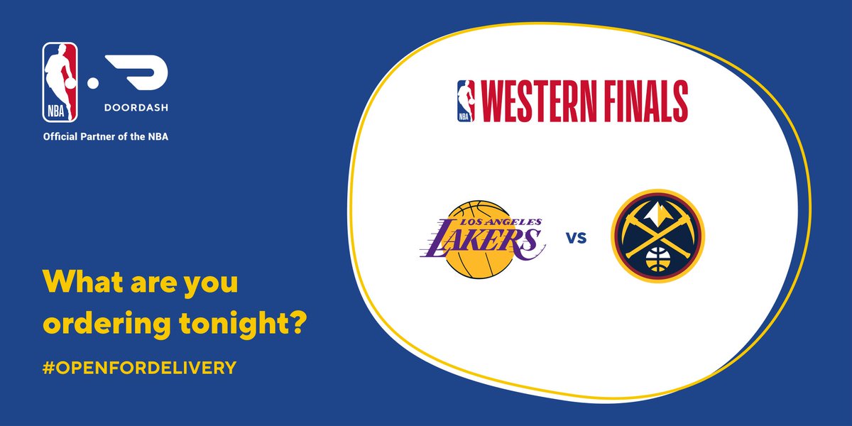 DoorDash's tweet image. The Western Conference Finals begin TONIGHT on 
@TNT at 9pm ET! Order some stuffed jalapeños because this game is going to be hot, hot, hot 🌶 #NBAPlayoffs #OpenForDelivery