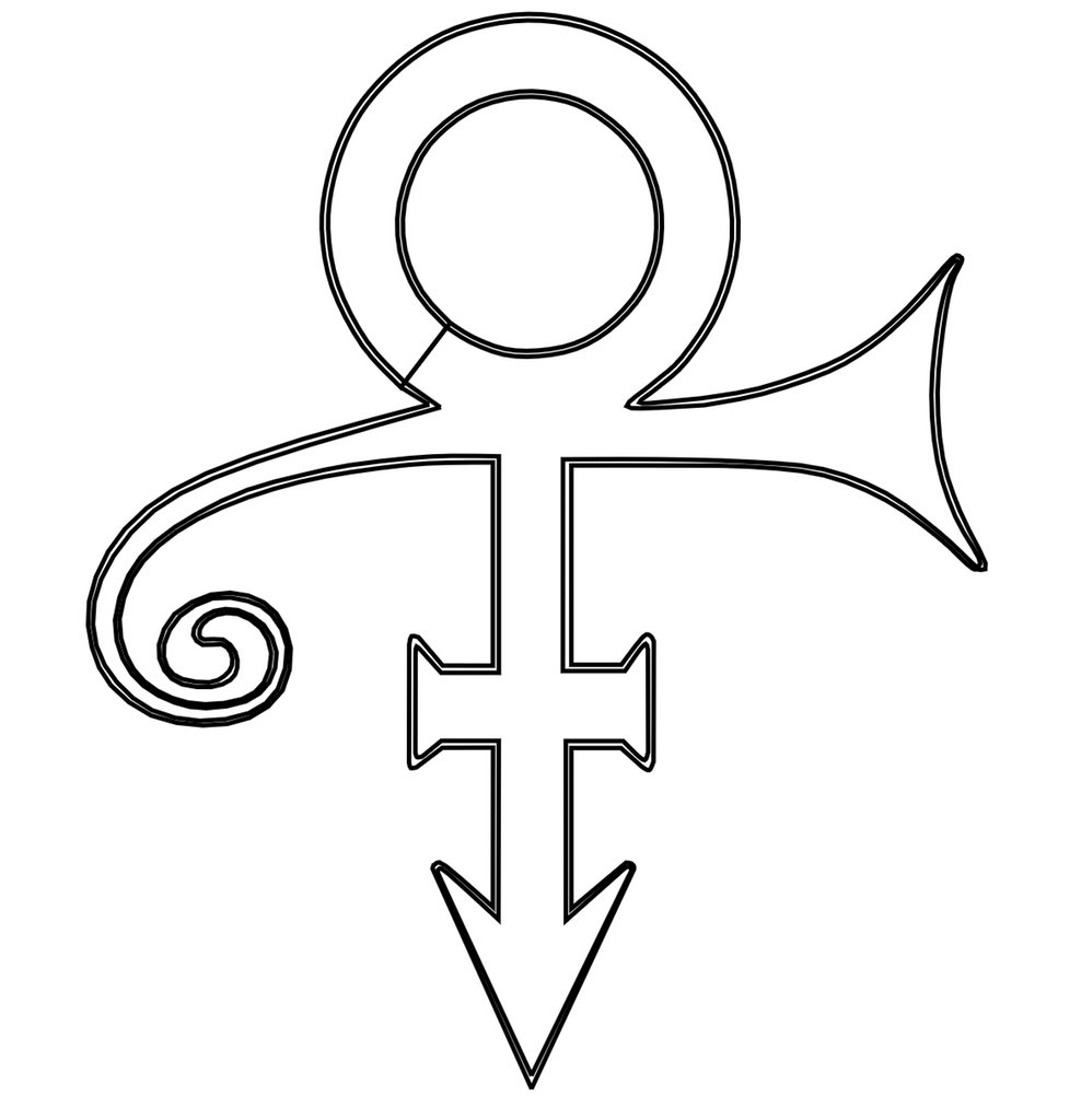 While branding a new album, a symbol was created by designer Lizz Frey. Initially intended to be a 7, it was further developed by CGI artist Dale Hughes and turned into the iconic symbol we now know. (Check out the whole process here:  https://www.creatureworks.com/origins/prince_symbol/ )