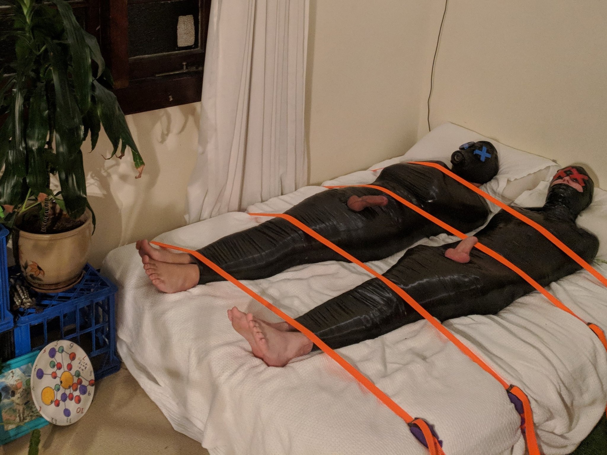 May not have got triple Bois, but a couple I was happy enough  ???

#sirpyserpent #bdsm #mummification
