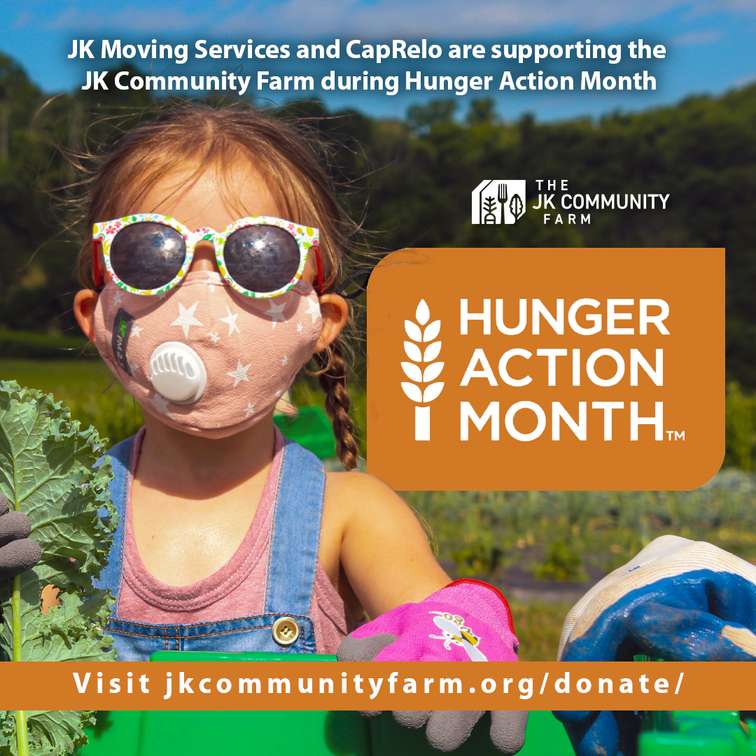 caprelo's tweet image. Hunger is a reality for many in the community; and due to coronavirus, food insecurity is growing exponentially. This September 2020 - Hunger Action Month, join us in supporting @JKCommunityFarm and help abolish food insecurity in America. Donate today bit.ly/33Mr2SC